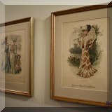 A14. Victorian fashion prints. 